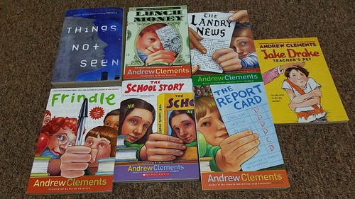 Lot of 7 children books By ANDREW CLEMENTS FRINDLE, THINGS NOT SEEN, plus more - Picture 7 of 7