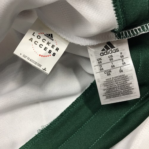 Camiseta de hockey Minnesota Wild Adidas para hombre 56 #20 Suter nueva con etiquetas correa de lucha - Imagen 10 de 16