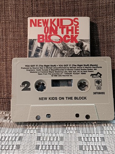 Music Cassette - New Kids On The Block ~ You Got It (The Right Stuff) ~ Single - Picture 6 of 6