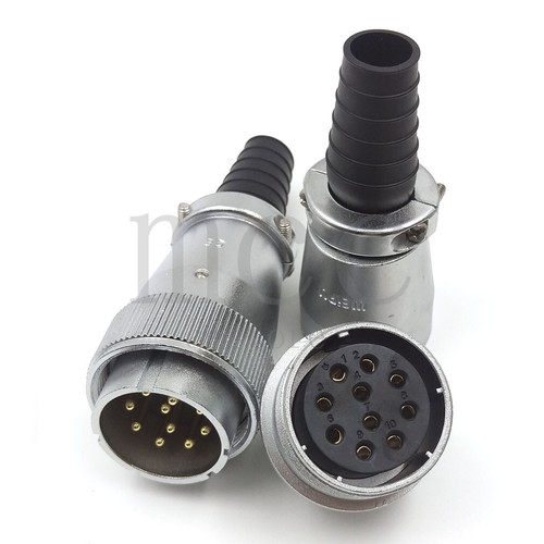 WEIPU WS32 10Pin Waterproof Bulkhead Docking Aviation Plug Socket,Wire Connector - Picture 5 of 7