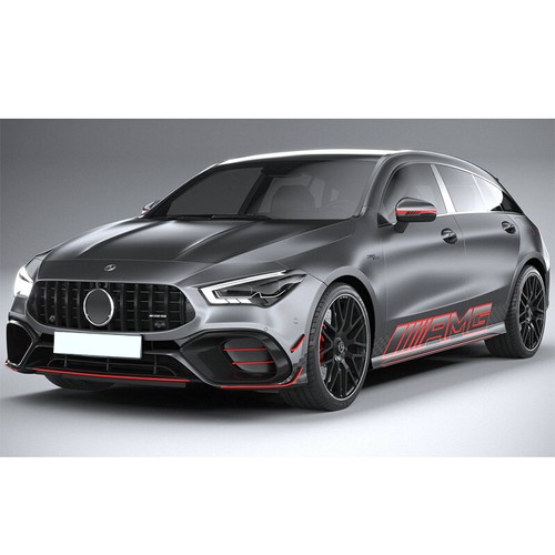 GT Grill Front Grille For Mercedes W118 CLA200 CLA250 2023 2024-on Gloss Black - Picture 3 of 17