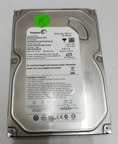 Discos duros Seagate Barracuda 160 GB, 320 GB, 500 GB, 1 TB, 2 TB probados - Imagen 1 de 10