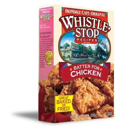 Whistle Stop Recipes Chicken Batter Mix - Baked or Fried - 9 oz