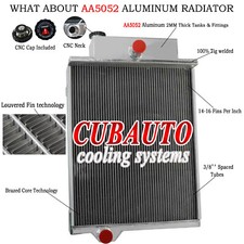 For John Deere Tractor 4000&4020 4-row Aluminum Radiator Ar40832,ar46434,ar49454