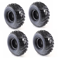 4 Pack 10" Wheels 22x10-10 Golf Cart Tire and Wheel Combo 22x10x10 4 Bolt ATV UT