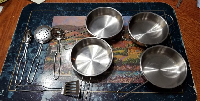 steel kitchen set toy online