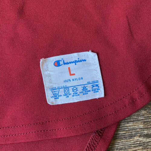 Rare Vtg 70s 80s Champion Central Stitched Maroon Alternate Baseball Jersey L - Picture 2 of 10
