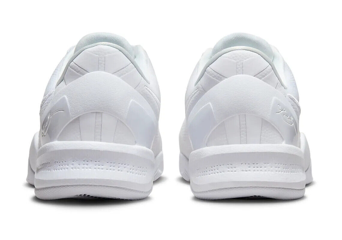 Nike Kobe 8 Protro Halo Triple White FJ9364-100 Men's Size Nike Kobe 8 Protro Halo Triple White FJ9364-100 Men's Size
