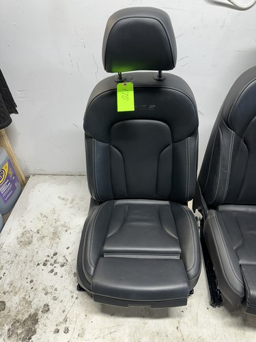**NOTE 2009-2017 OEM Audi SQ5 Front Left & Right Side Seat Leather Black - Picture 12 of 20