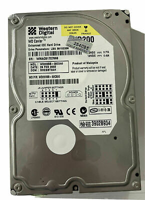 Western Digital Caviar 20GB,Internal,7200RPM,3.5 Western Digital Caviar 20GB,Internal,7200RPM,3.5