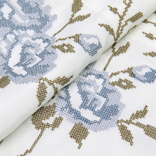 Pastoral Floral Embroidered Cafe Kitchen Window Curtain Valance 60"Wx19"L 1Panel - Picture 14 of 117