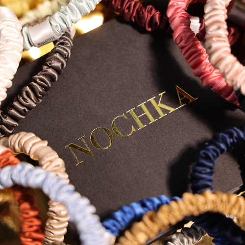 Super Ultra Thin 100% Mulberry Silk Scrunchie – Handmade in USA - Hair Tie - Picture 200 of 210