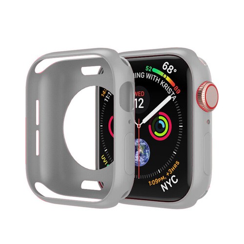 Bumper Case TPU Shell Protector Silicone 41/45MM for Apple Watch Series 7 6/5/4 - Picture 17 of 22