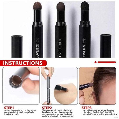 Natural Hairline Shadow Powder Waterproof Hairline Filling Contouring Concealer- - Picture 15 of 27