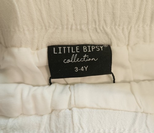 Little Bipsy White Boys Shorts Size 2-3y - Picture 5 of 7