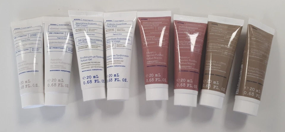 KORRES Set Mini Crème Nettoyant + Gel crème nourrissant + Crème Nuit 20 ml /EBPT - Photo 1/2