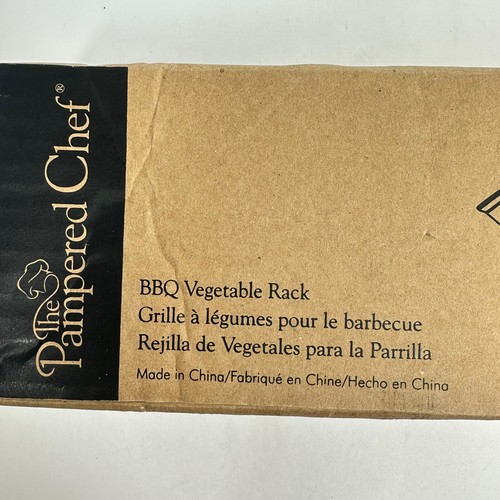 RETIRED Pampered Chef BBQ Vegetable Rack BRAND NEW In Box - Picture 1 of 6