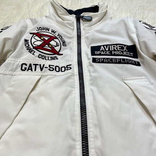 AVIREX Flight jacket GT-10 White Size S free shippping from JP - Picture 2 of 10