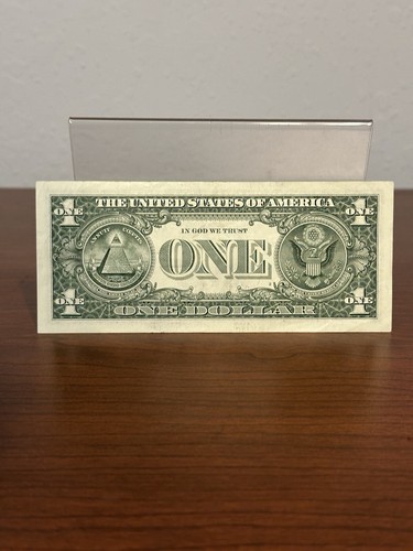 Billete Star 2021 de 1 dólar serie elegante (A) А00423782* - moneda - Imagen 5 de 8