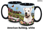 Garden Party Mug - White American Bulldog