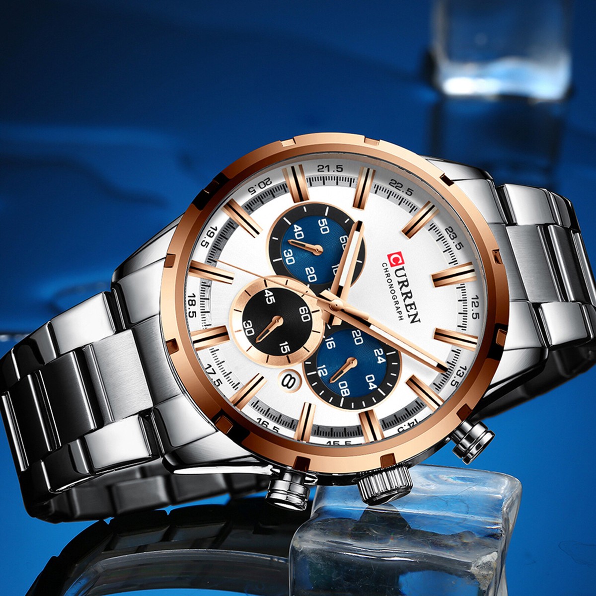 CURREN 8355 Luxury Classic Business Quartz Men Watch 3ATM 