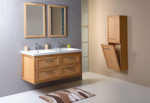 Mobile sottolavabo serie LARITA Soft Close 71x55x48 cm legno - Foto 7 di 8