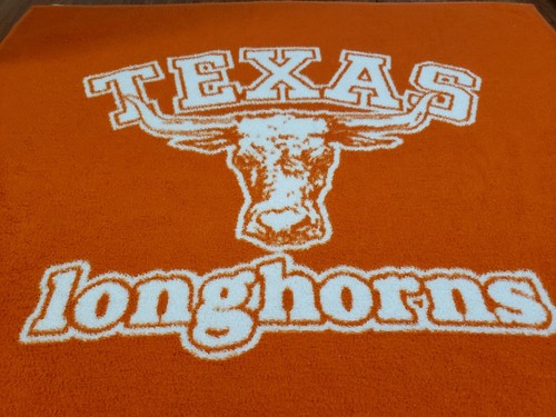 Vintage 1990's University Texas Longhorns UT Biederlack Football Stadium Blanket - Bild 2 von 5
