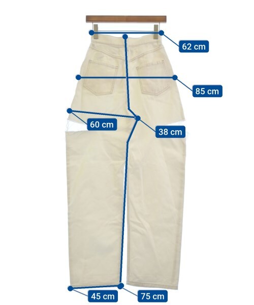 Maison Margiela Denim Pants White(Denim) 36(Approx. XS
