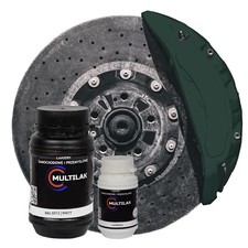 MULTILAK BREMSSATTELLACK RAL6012 Schwarzgrün  hitzebeständig MATT