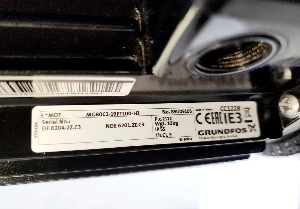 GRUNDFOS CRN10-3  Centrifugal Multistage Feed Pump 1.1 kw,  " NEW OPEN BOX  #1 - Image 4 of 4