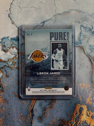 PANINI NBA HOOPS 21/22 - PURE PLAYERS - LEBRON JAMES - LA LAKERS - #4 - Bild 2 von 2