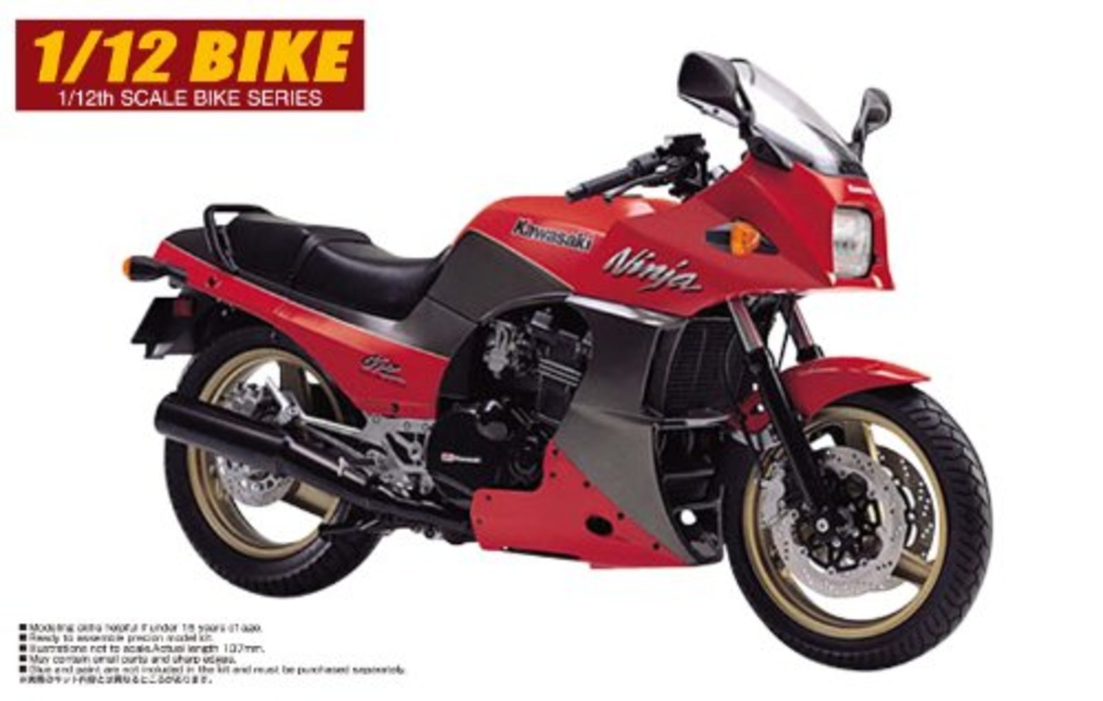 Aoshima Bunka Kyozai 1 12 Moto N º 15 Kawasaki Gpz900 Ninja A9 TIPO F S W Aoshima Bunka Kyozai 1 12 Moto N º 15 Kawasaki Gpz900 Ninja A9 TIPO F S W