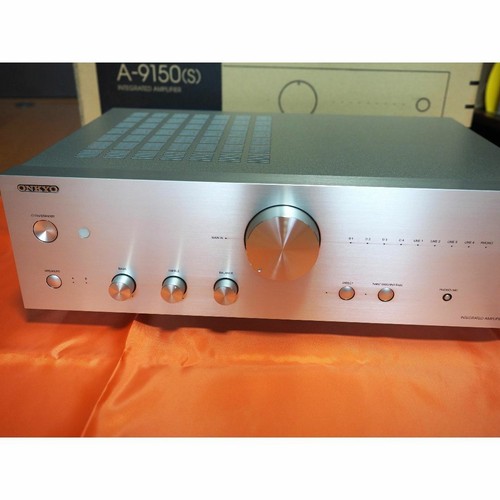 ONKYO A-9150 120-watt stereo Integrated Premain Amplifier Used Japan Silver