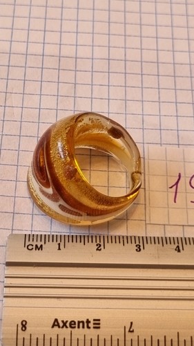 Italian Ring Murano glass - Picture 4 of 7