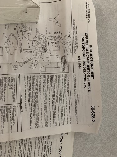 Holley 3-1264 Carburetor Renew Kit package is Factory sealed New repair kit - Picture 9 of 9