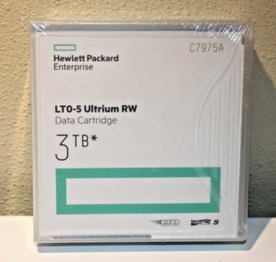 Genuine HP LTO-5 Ultrium RW Data Cartridge Tape - C7975A 3TB - NEW - (lot of 7)