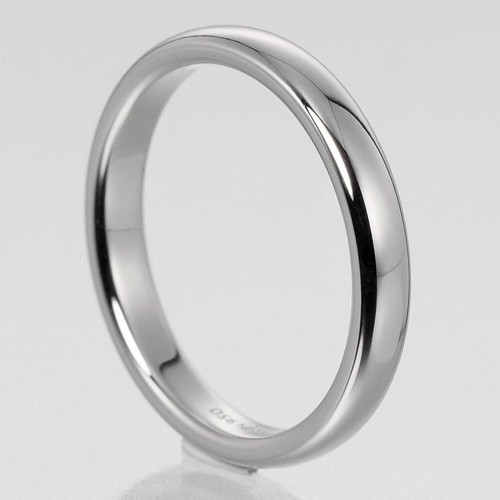 TIFFANY & Co. Forever Platinum 3mm Lucida Wedding Band Ring $1,425 New - Picture 2 of 5