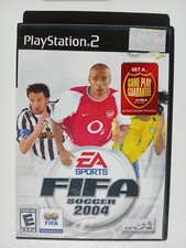 FIFA Soccer 2004 (Sony PlayStation 2, 2003) EA SPORTS Multiplayer Video Game