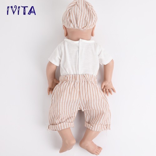 18"Ganzkörper weiches Silikon realistische Wiedergeburtspuppe schlafender Junge - Bild 6 von 12