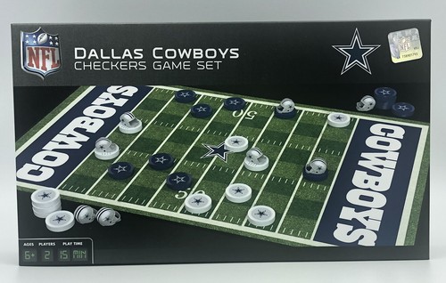 MasterPieces NFL Dallas Cowboys Checkers Board Game NIB - Picture 1 of 2