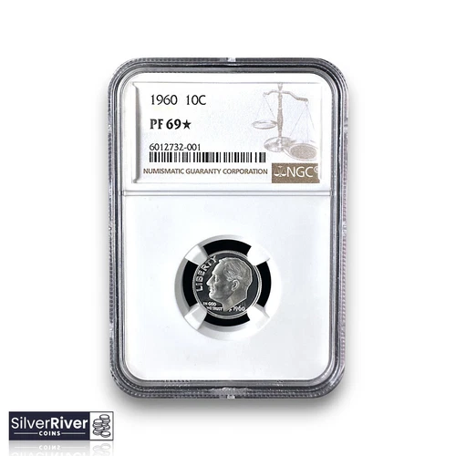 1960 Roosevelt Dime PROOF (*Certified PR69 by NGC*) - STAR GRADE