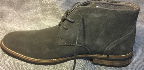 Bruno Marc Men's URBAN-01 Grey Suede Leather Lace Up Oxfords Chukka Boots Size 7 - Picture 5 of 8