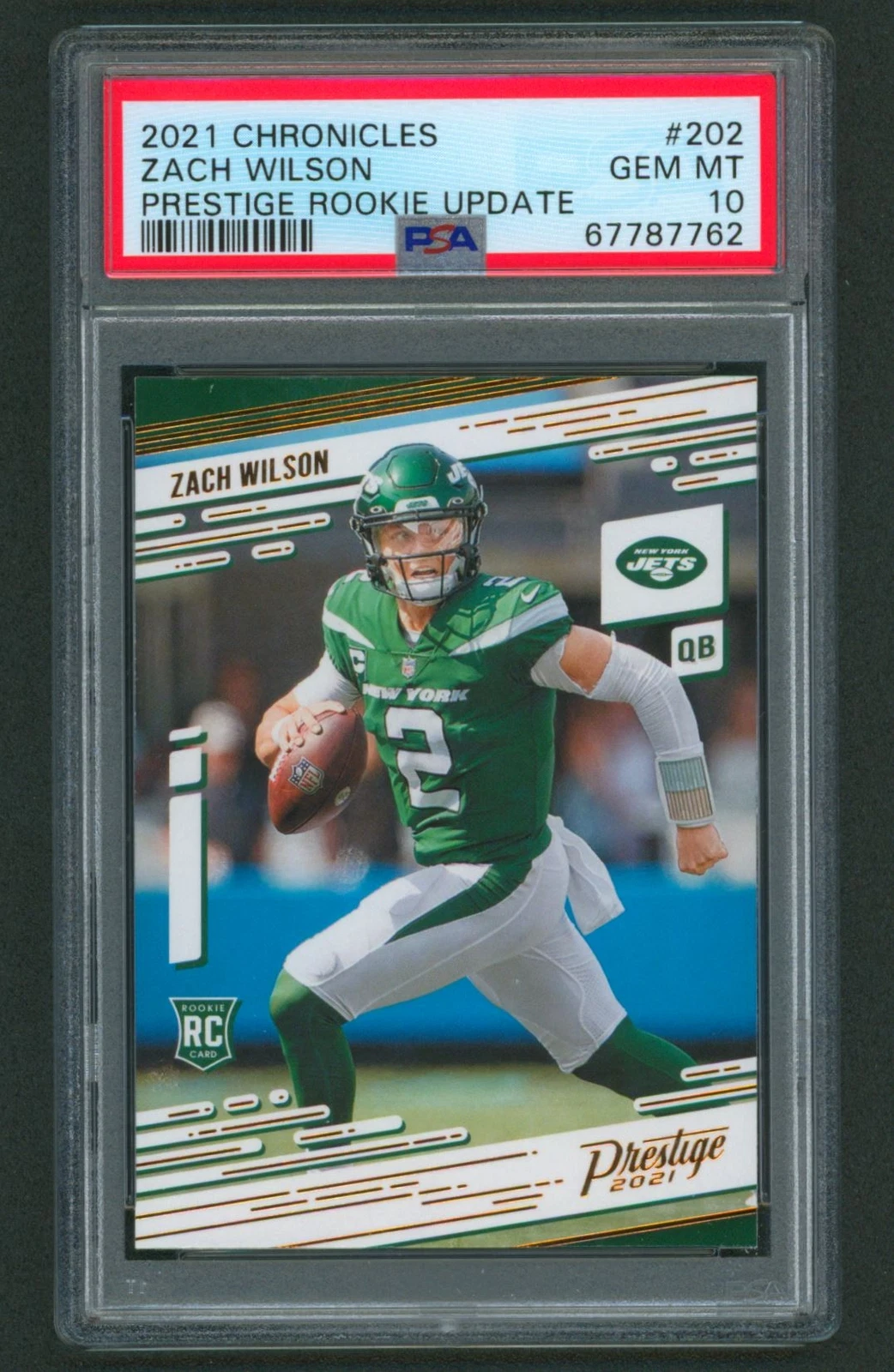 Zach Wilson Panini Chronicles Prestige Rookie Update #202 Base