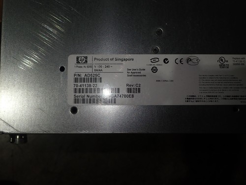 AD525C HP HSV200-B EVA4100 Controller 70-41138-22 - Picture 2 of 6