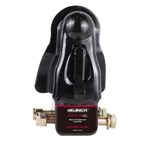 2-5/16" Ball,Adjustable Trailer Coupler Trailer Coupler Capacity 14000 lbs Black - Picture 3 of 7