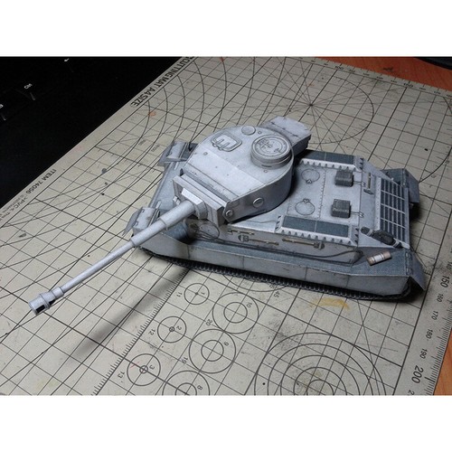 1:35 WW2 Armoured Fighting Vehicle VI Tiger(P)Heavy Tank Paper Model Unassembled - Picture 8 of 9