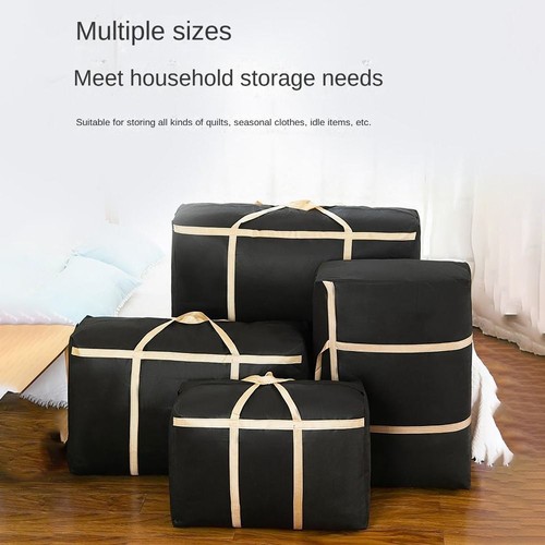 Large Capacity Clothes Storage Bags Oxford Cloth Moving Tote Bag Home Travel - Picture 9 of 13