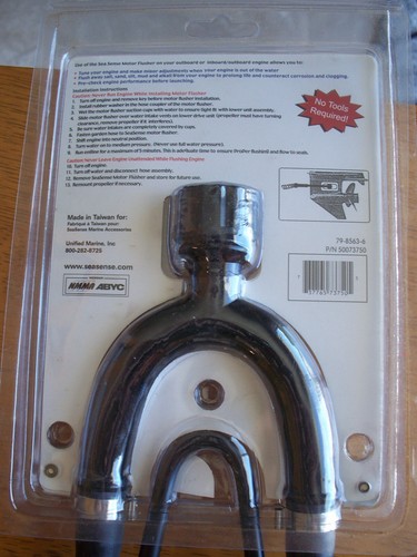 Enjuague motor de doble flujo Seasense, P/N 50073750, nuevo en paquete - Imagen 5 de 5