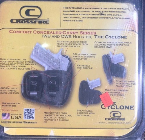 Crossfire Cyclone Iwn Owb CC Holster Sub-Compact 2-2.5 In. RH Semi Auto - Picture 2 of 6