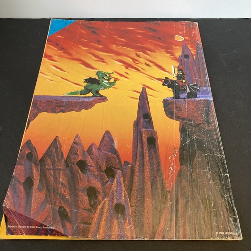 VINTAGE NOTICE LEGO SYSTEM CHEVALIER REF 6087 VRAC KILOS CHÂTEAU DRAGON - Imagen 17 de 17